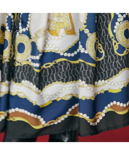 Rose Tiara / ローズティアラ ミニ丈・ひざ丈ワンピース | ジュエリープリントワンピース | 詳細15