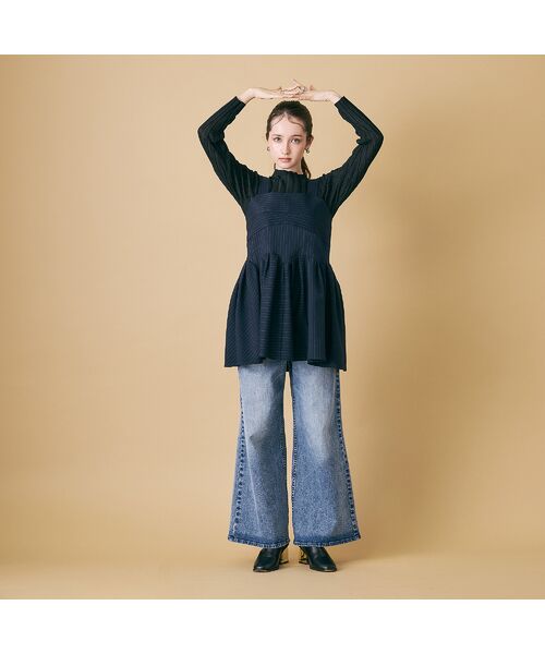 Rose Tiara / ローズティアラ シャツ・ブラウス | ブラカップ風ビスチェ/ ストライプ | 詳細5