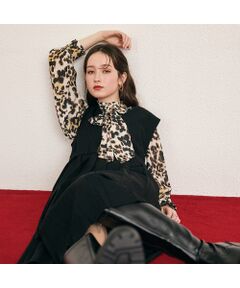 Rose Tiara / ローズティアラ シャツ・ブラウス | ヒョウ柄ブラウス