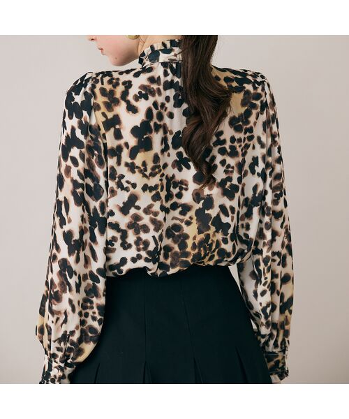 Rose Tiara / ローズティアラ シャツ・ブラウス | ヒョウ柄ブラウス | 詳細6