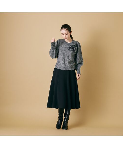 Rose Tiara / ローズティアラ ミニ・ひざ丈スカート | シンプルふんわりスカート | 詳細12