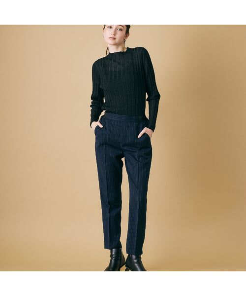 Rose Tiara / ローズティアラ その他パンツ | テーパードパンツ/ストライプ | 詳細1