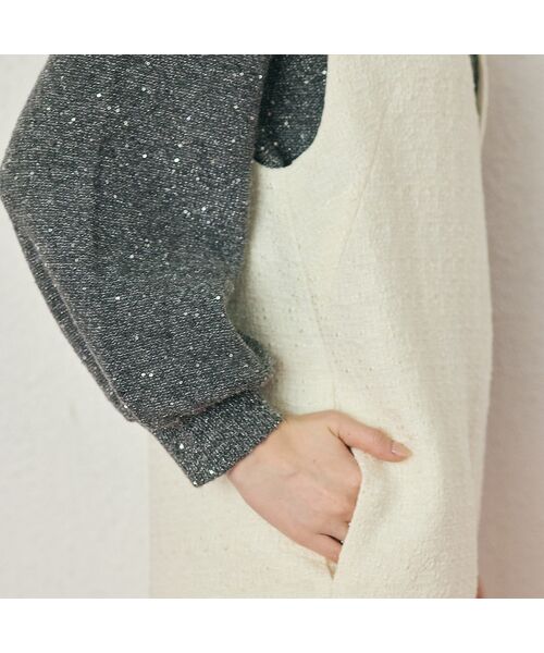 Rose Tiara / ローズティアラ サロペット・オールインワン | ハーフレングスツイードサロペット | 詳細10
