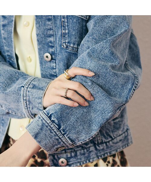 Rose Tiara / ローズティアラ Gジャン・デニムジャケット | オーバーシルエットデニムジャケット | 詳細5