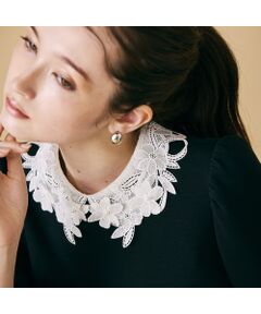 Rose Tiara / ローズティアラ カットソー | フラワーモチーフ付きプルオーバー