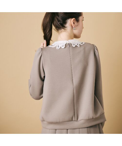 Rose Tiara / ローズティアラ カットソー | フラワーモチーフ付きプルオーバー | 詳細5