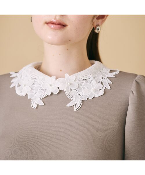 Rose Tiara / ローズティアラ カットソー | フラワーモチーフ付きプルオーバー | 詳細6