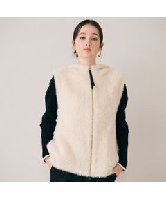 Rose Tiara / ローズティアラ ベスト | フェザーニットジレ