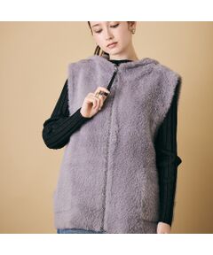 Rose Tiara / ローズティアラ ベスト | フェザーニットジレ