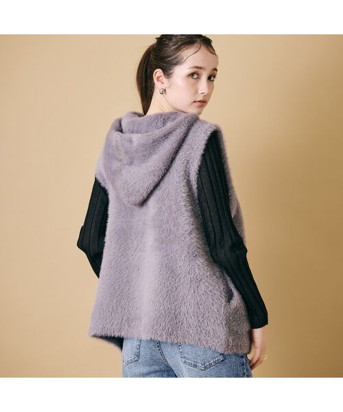 Rose Tiara / ローズティアラ ベスト | フェザーニットジレ | 詳細8