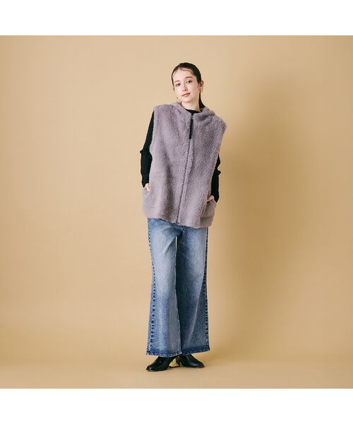 Rose Tiara / ローズティアラ ベスト | フェザーニットジレ | 詳細9