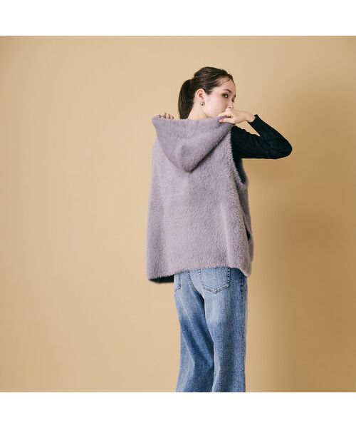 Rose Tiara / ローズティアラ ベスト | フェザーニットジレ | 詳細11