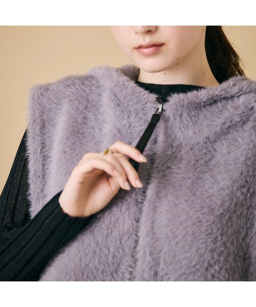 Rose Tiara / ローズティアラ ベスト | フェザーニットジレ | 詳細12