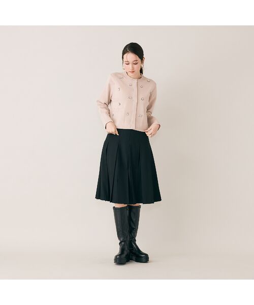 Rose Tiara / ローズティアラ ニット・セーター | ビジュー付きカーディガン | 詳細5