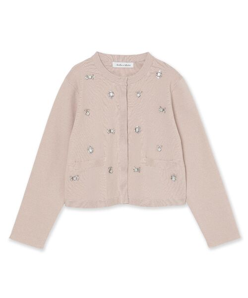 Rose Tiara / ローズティアラ ニット・セーター | ビジュー付きカーディガン | 詳細12