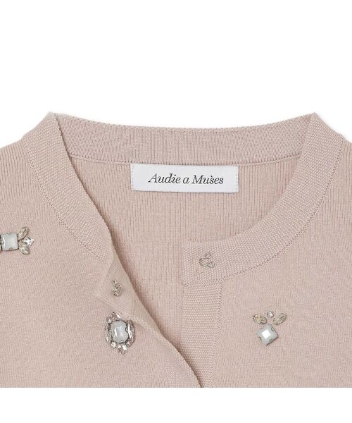 Rose Tiara / ローズティアラ ニット・セーター | ビジュー付きカーディガン | 詳細14