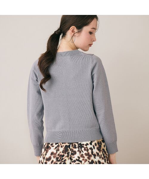 Rose Tiara / ローズティアラ ニット・セーター | フラットリボンモチーフ付きカーディガン | 詳細7