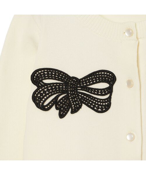 Rose Tiara / ローズティアラ ニット・セーター | フラットリボンモチーフ付きカーディガン | 詳細17