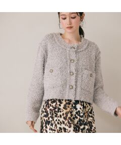 Rose Tiara / ローズティアラ ニット・セーター | ツィーディニットカーディガン