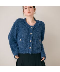 Rose Tiara / ローズティアラ ニット・セーター | ツィーディニットカーディガン
