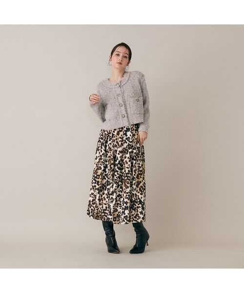 Rose Tiara / ローズティアラ ニット・セーター | ツィーディニットカーディガン | 詳細1