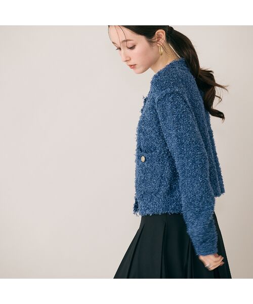 Rose Tiara / ローズティアラ ニット・セーター | ツィーディニットカーディガン | 詳細7