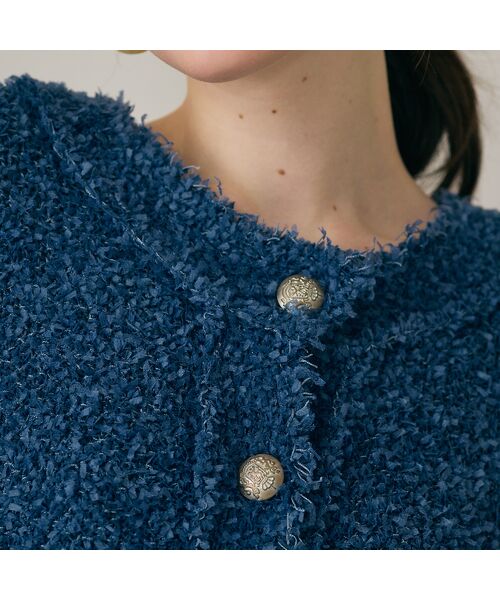 Rose Tiara / ローズティアラ ニット・セーター | ツィーディニットカーディガン | 詳細9