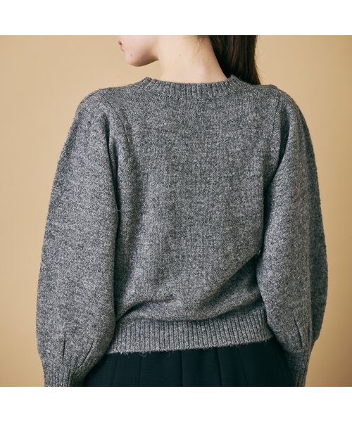 Rose Tiara / ローズティアラ ニット・セーター | フラワーコサージュ付きニットプルオーバー | 詳細5