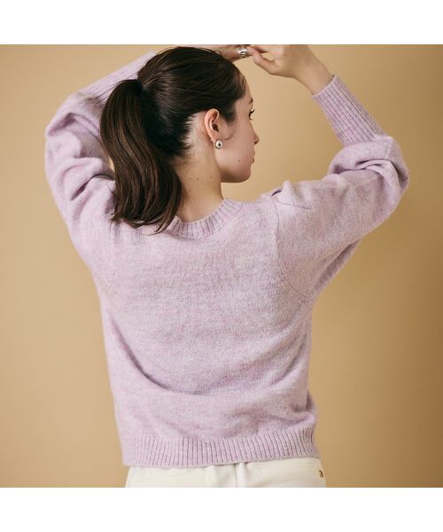 Rose Tiara / ローズティアラ ニット・セーター | フラワーコサージュ付きニットプルオーバー | 詳細7