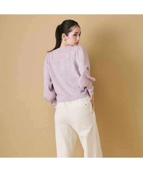 Rose Tiara / ローズティアラ ニット・セーター | フラワーコサージュ付きニットプルオーバー | 詳細10