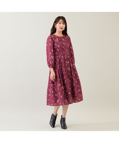 Rose Tiara / ローズティアラ ミニ丈・ひざ丈ワンピース | オリジナルフラワーワンピース | 詳細2