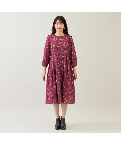 Rose Tiara / ローズティアラ ミニ丈・ひざ丈ワンピース | オリジナルフラワーワンピース | 詳細5