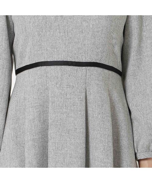 Rose Tiara / ローズティアラ ミニ丈・ひざ丈ワンピース | 【ウールライク素材】サテンリボンワンピース | 詳細11