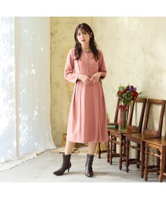 【週末限定価格】 新品未使用タグ付き【ローズティアラ】長袖 ひざ丈ワンピース Rose Tiara / ローズティアラ （レディース） ワンピース