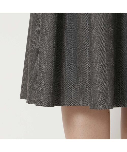 Rose Tiara / ローズティアラ ミニ丈・ひざ丈ワンピース | 【吸湿発熱/毛玉になりにくい】配色切替クラシカルワンピース | 詳細14