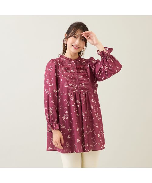 Rose Tiara/ローズティアラ オリジナルフラワーチュニック レッド 38