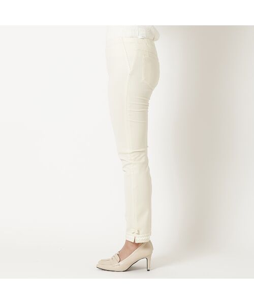 Rose Tiara / ローズティアラ その他パンツ | 【伸縮性◎/ストレッチ発熱】裾リボンレギンスパンツ | 詳細6