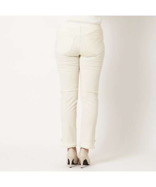 Rose Tiara / ローズティアラ その他パンツ | 【伸縮性◎/ストレッチ発熱】裾リボンレギンスパンツ | 詳細7