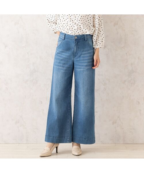 Rose Tiara / ローズティアラ デニムパンツ | 【人気追加】ワイドデニム | 詳細1