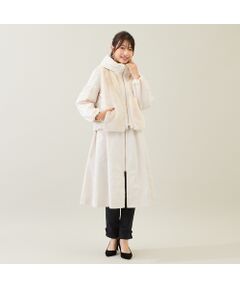 Rose Tiara / ローズティアラ その他アウター | 【3WAY】ダウンベスト付きコート