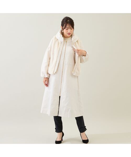 Rose Tiara / ローズティアラ その他アウター | 【3WAY】ダウンベスト付きコート | 詳細1