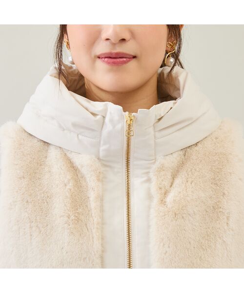 Rose Tiara / ローズティアラ その他アウター | 【3WAY】ダウンベスト付きコート | 詳細13