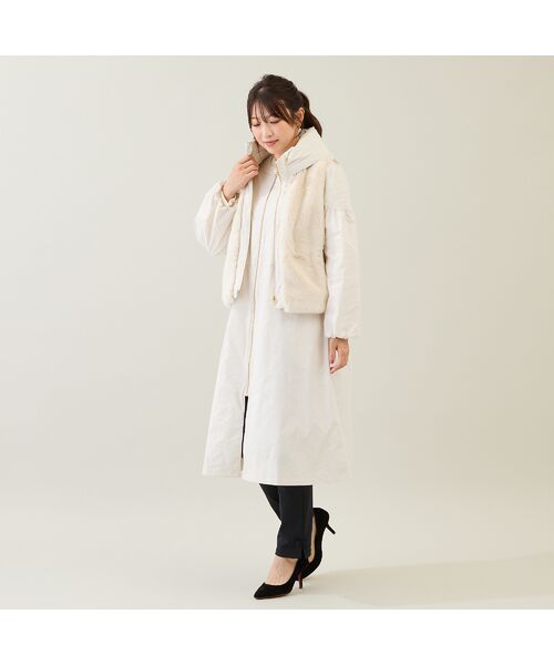 Rose Tiara / ローズティアラ その他アウター | 【3WAY】ダウンベスト付きコート | 詳細2