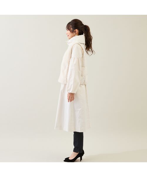 Rose Tiara / ローズティアラ その他アウター | 【3WAY】ダウンベスト付きコート | 詳細8