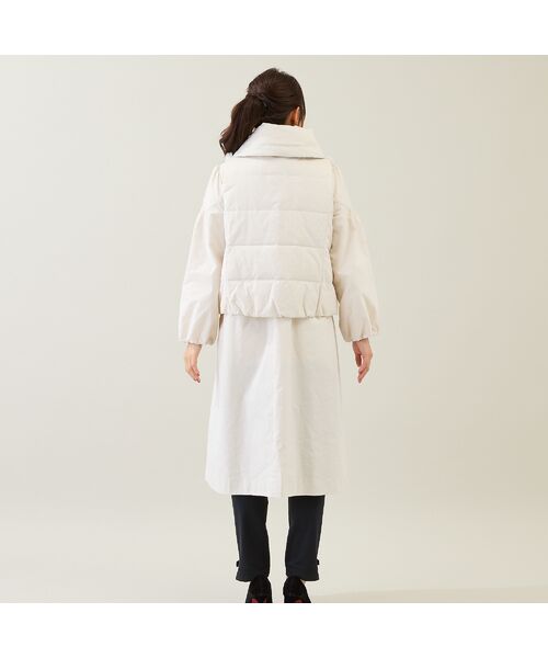 Rose Tiara / ローズティアラ その他アウター | 【3WAY】ダウンベスト付きコート | 詳細9