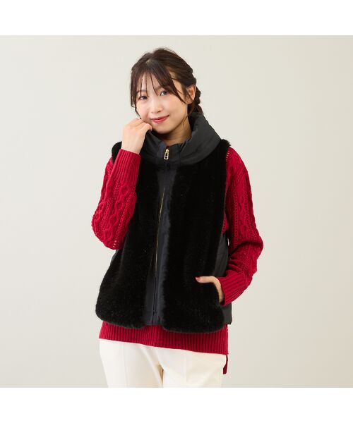 Rose Tiara / ローズティアラ その他アウター | 【3WAY】ダウンベスト付きコート | 詳細17