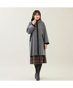 Rose Tiara / ローズティアラ その他アウター | フード付き配色切替えコート