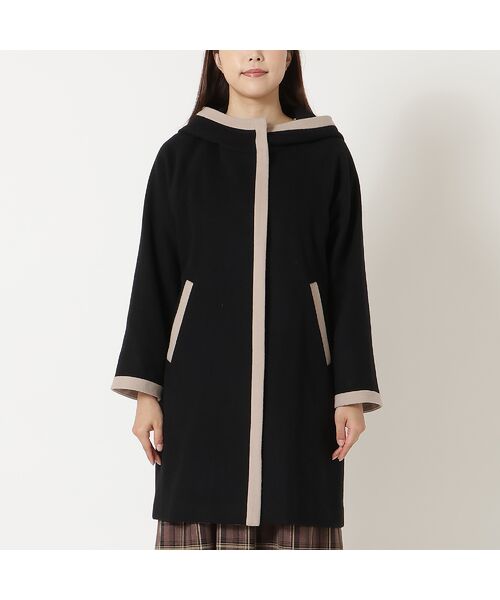 Rose Tiara / ローズティアラ その他アウター | フード付き配色切替えコート | 詳細8