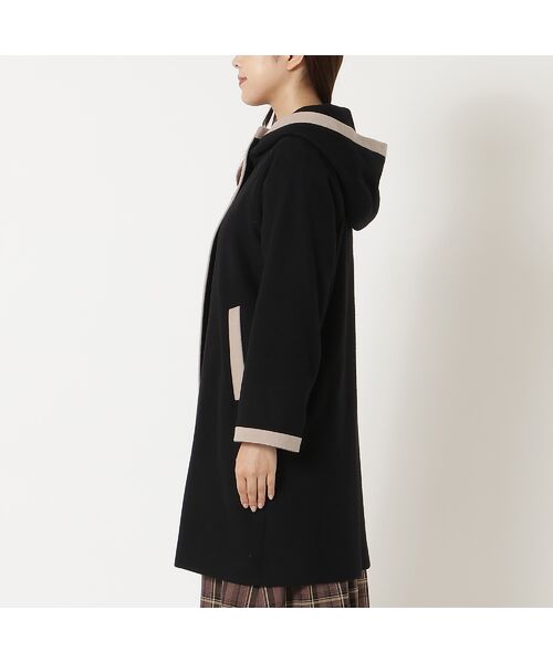 Rose Tiara / ローズティアラ その他アウター | フード付き配色切替えコート | 詳細9