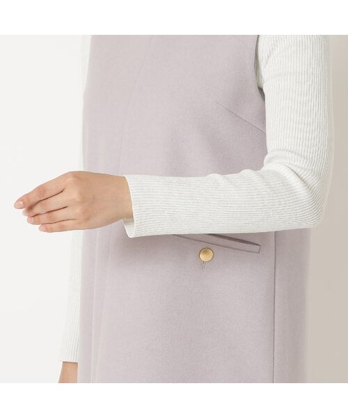 Rose Tiara / ローズティアラ ミニ丈・ひざ丈ワンピース | 【Set】リブニット×ジャンパースカート | 詳細16